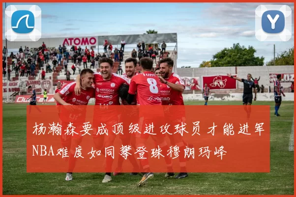 杨瀚森要成顶级进攻球员才能进军NBA难度如同攀登珠穆朗玛峰
